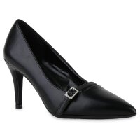 Damen Spitze Pumps in Schwarz