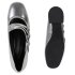 Damen Mary Janes in Silber