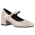 Damen Mary Janes in Beige Lack