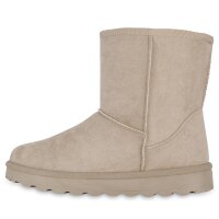 Damen Winter Boots in Beige