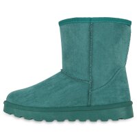 Damen Winter Boots in Grün