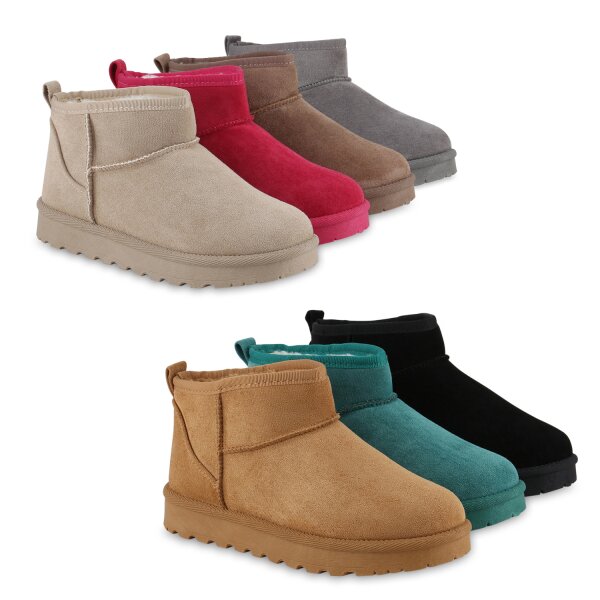 Damen Winter Boots in Schwarz