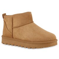 Damen Winter Boots in Hellbraun