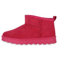 Damen Winter Boots in Fuchsia