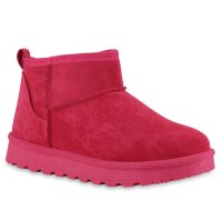 Damen Winter Boots in Fuchsia