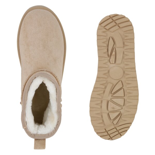 Damen Winter Boots in Khaki