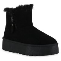 Damen Winter Boots in Schwarz