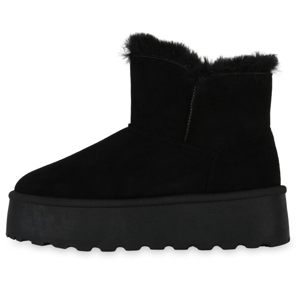Damen Winter Boots in Schwarz