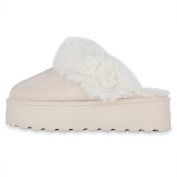 Damen Pantoffeln in Beige
