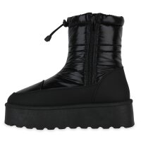 Damen Winter Boots in Schwarz