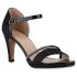 Damen Riemchensandaletten in Schwarz Lack