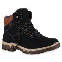 Herren Winter Boots in Schwarz