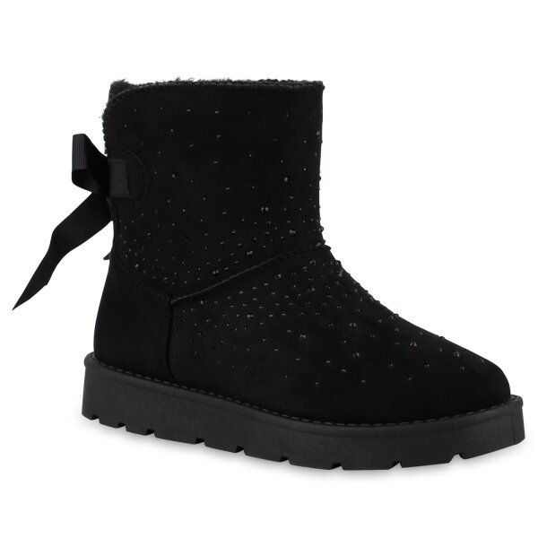 Damen Winter Boots in Schwarz