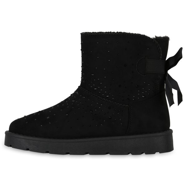 Damen Winter Boots in Schwarz