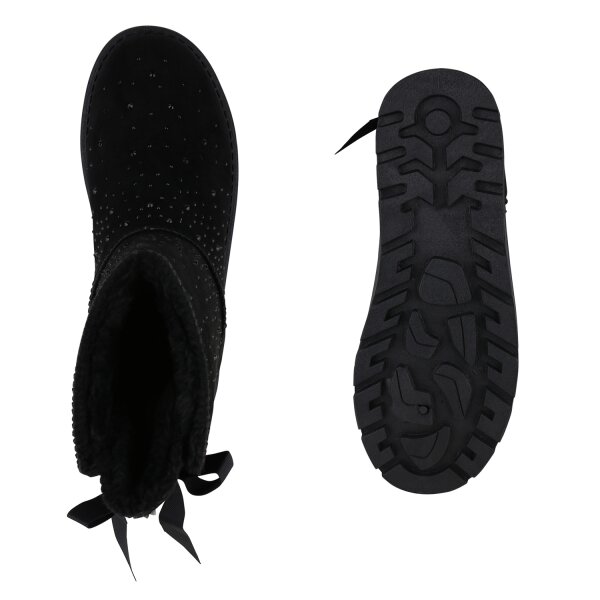 Damen Winter Boots in Schwarz