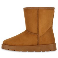 Damen Winter Boots in Hellbraun