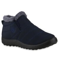 Damen Winter Boots in Dunkelblau