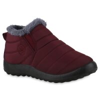 Damen Winter Boots in Burgund