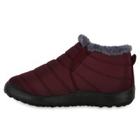 Damen Winter Boots in Burgund