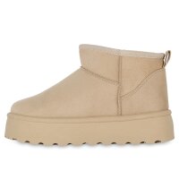 Damen Winter Boots in Beige