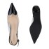 Damen Slingpumps in Schwarz Lack