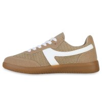 Damen Sneaker Low in Khaki
