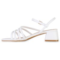 Damen Riemchensandaletten in Weiss