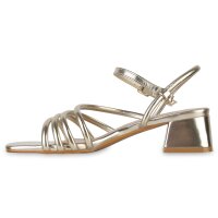 Damen Riemchensandaletten in Gold