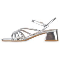 Damen Riemchensandaletten in Silber