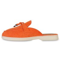 Damen Pantoletten in Orange