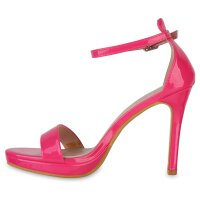 Damen High Heels in Fuchsia Lack