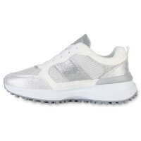 Damen Plateau Sneaker in Silber