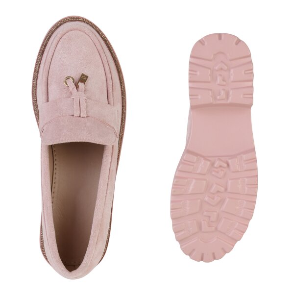 Damen Plateauschuhe in Rosa
