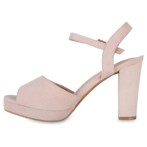 Damen Riemchensandaletten in Rosa