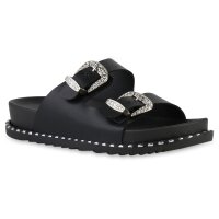 Damen Pantoletten in Schwarz