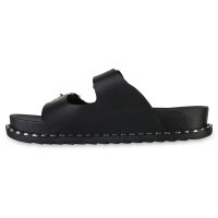 Damen Pantoletten in Schwarz