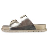 Damen Pantoletten in Gold