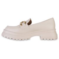 Damen Plateauschuhe in Beige