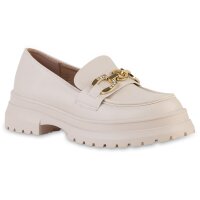 Damen Plateauschuhe in Beige
