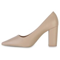 Damen Klassische Pumps in Beige