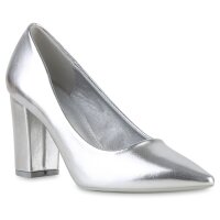 Damen Klassische Pumps in Silber