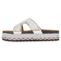 Damen Pantoletten in Weiss