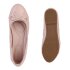 Damen Klassische Ballerinas in Rosa