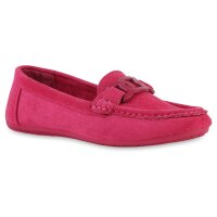 Damen Mokassins in Fuchsia