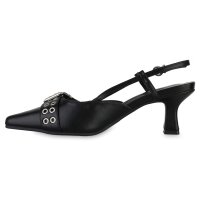 Damen Slingpumps in Schwarz