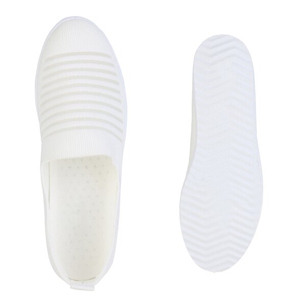 Damen Slip Ons in Weiss