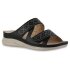 Damen Komfort Sandalen in Schwarz