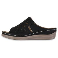 Damen Komfort Sandalen in Schwarz