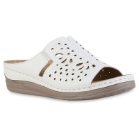 Damen Komfort Sandalen in Weiss