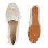 Damen Keilslippers in Beige